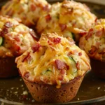 Savory Cheddar Zucchini Muffins