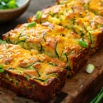 Savory Green Onion and Cheddar Zucchini Bread