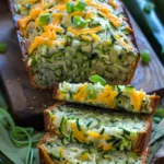 Savory Green Onion and Cheddar Zucchini Bread