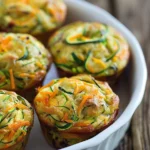 Savory Zucchini Chard Muffins