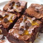 Soft and Fudgy Greek Yogurt Chocolate Banana Brownies