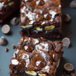 Soft and Fudgy Greek Yogurt Chocolate Banana Brownies
