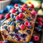 Sweet and Soft Blueberry Zucchini Bread