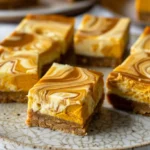 These Swirled Pumpkin Cheesecake Bars