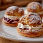 Tiny Sourberry Crème Choux Buns