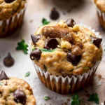 Wholesome Chocolate Chip Banana Zucchini Muffins For Fall
