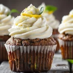 Zucchini Cupcakes With Greek Yogurt Frosting