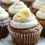 Zucchini Cupcakes With Greek Yogurt Frosting