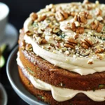 Zucchini Walnut Cake