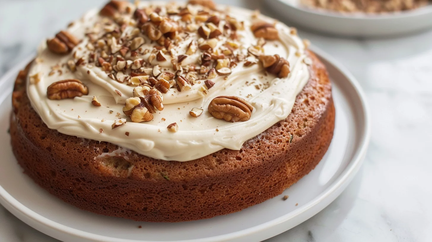 Zucchini Walnut Cake