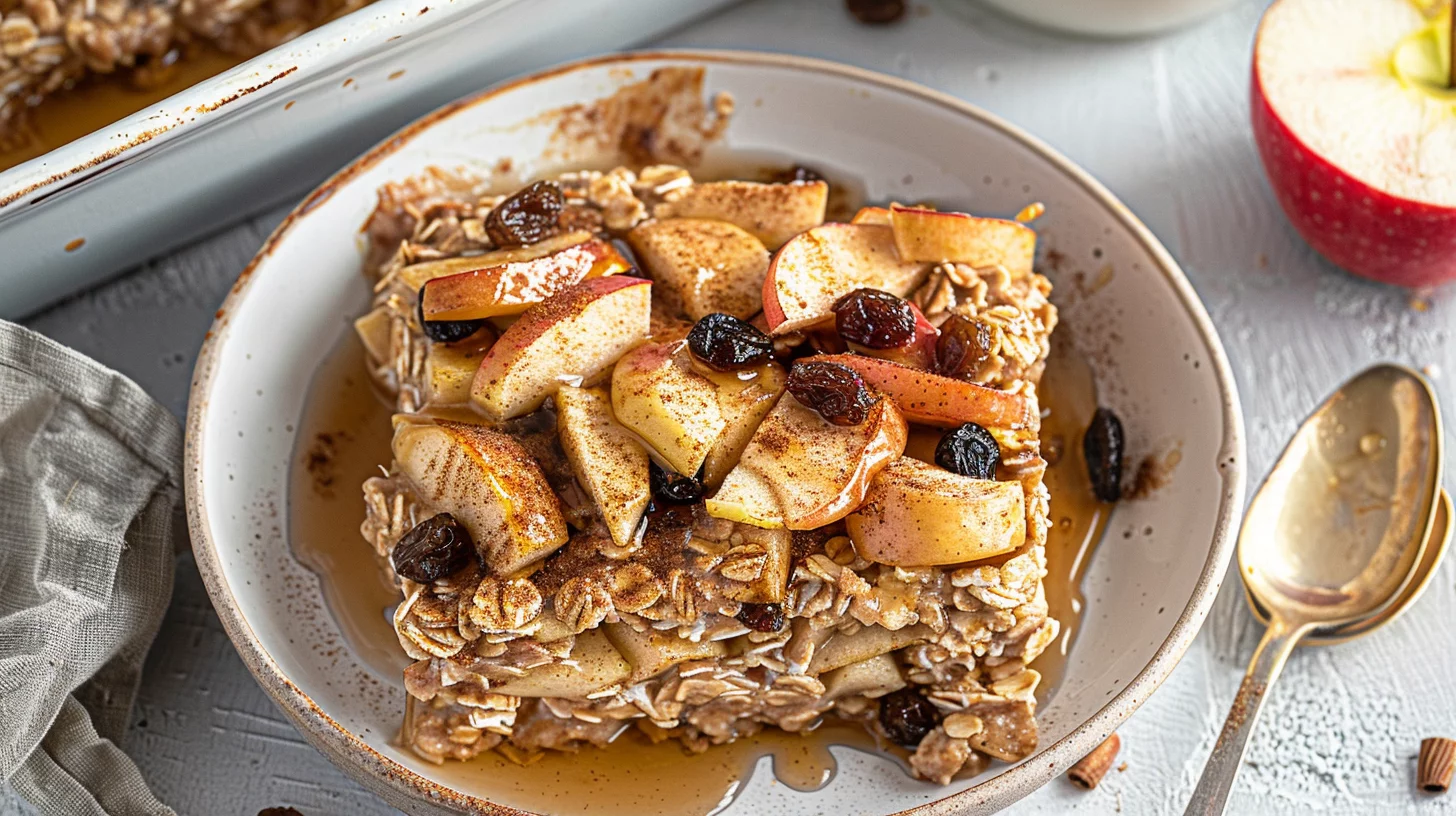 Apple Cinnamon Oatmeal Bake