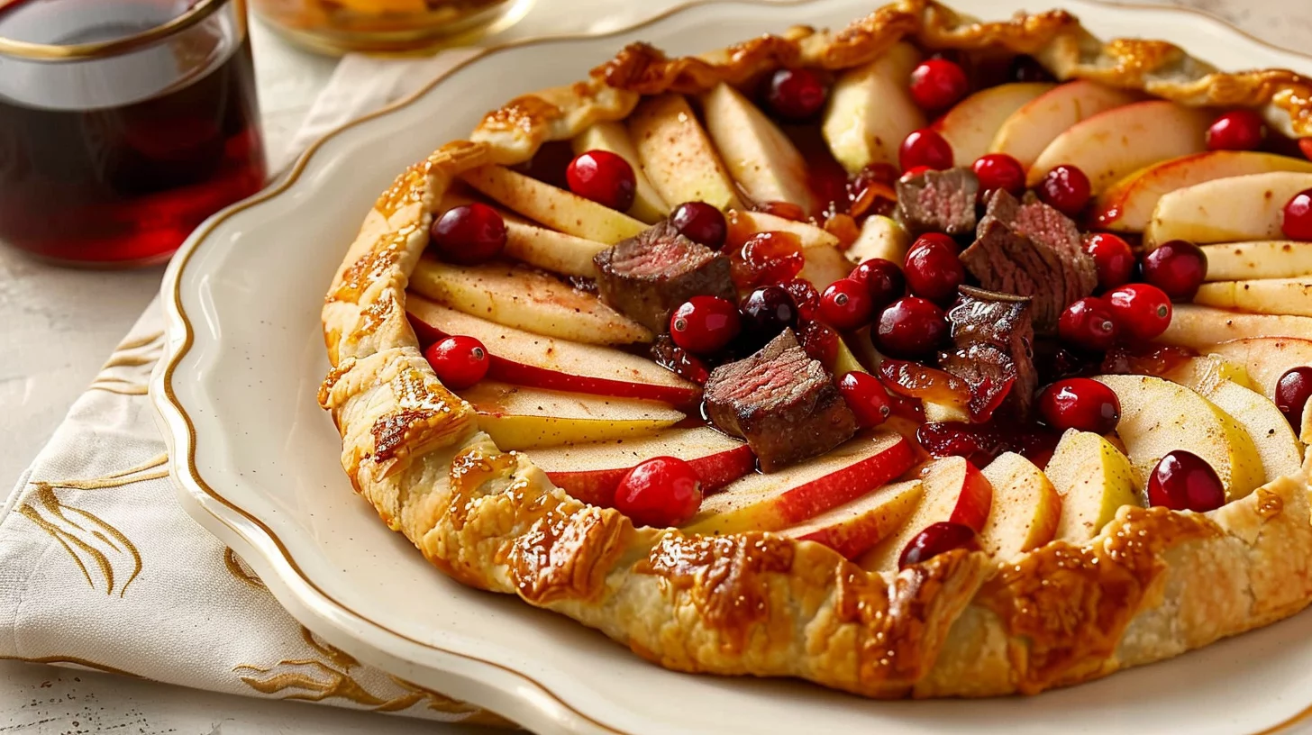 Apple Cranberry Galette