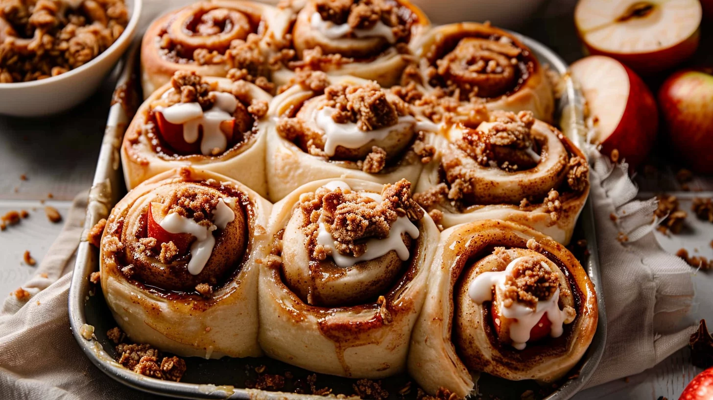 Apple Pie Cinnamon Rolls