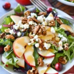 Apple Walnut Salad With Maple Dressing