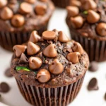 Best Vegan Chocolate Zucchini Muffins