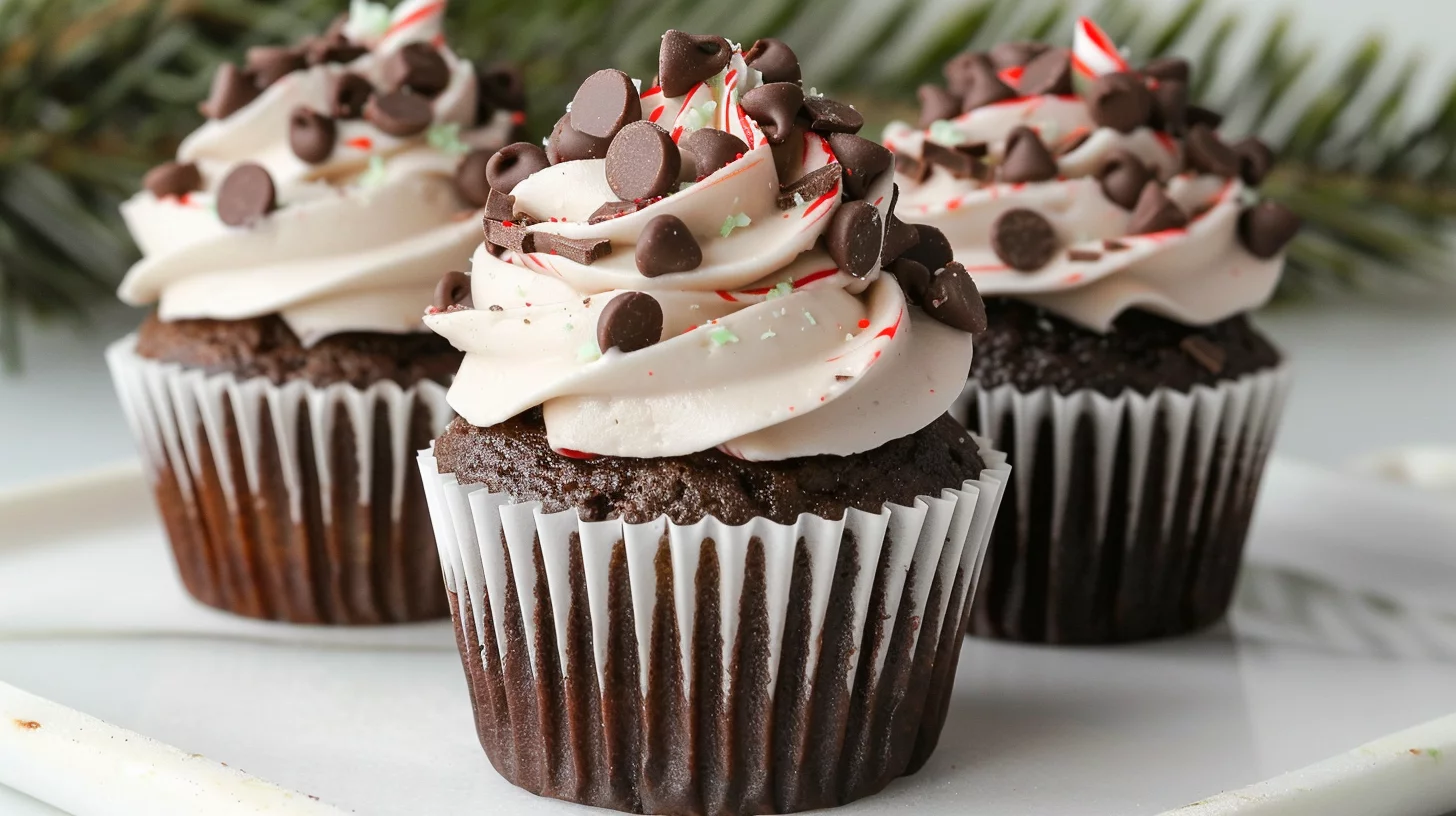 Chocolate Peppermint Cupcakes
