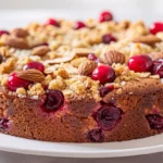 Cranberry Almond Coffee Cake