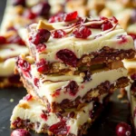 Cranberry White Chocolate Blondies