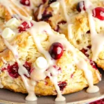 Cranberry White Chocolate Scones