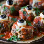 Creepy Eyeball Meatballs