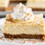 Eggnog Cheesecake Bars