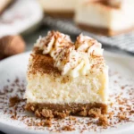 Eggnog Cheesecake Bars