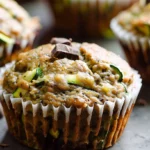 Healthy Banana Zucchini Muffins