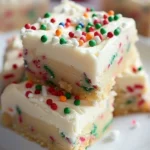 Holiday Sugar Cookie Bars