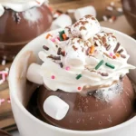 Hot Cocoa Bombs With Marshmallows