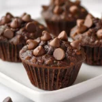 Irresistible Fudgy Chocolate Zucchini Muffins