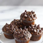 Irresistible Fudgy Chocolate Zucchini Muffins