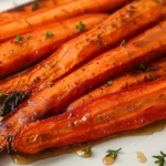 Maple Glazed Roasted Carrots