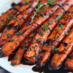 Maple Glazed Roasted Carrots
