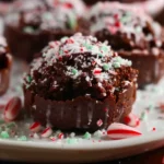 Peppermint Mocha Brownie Bites