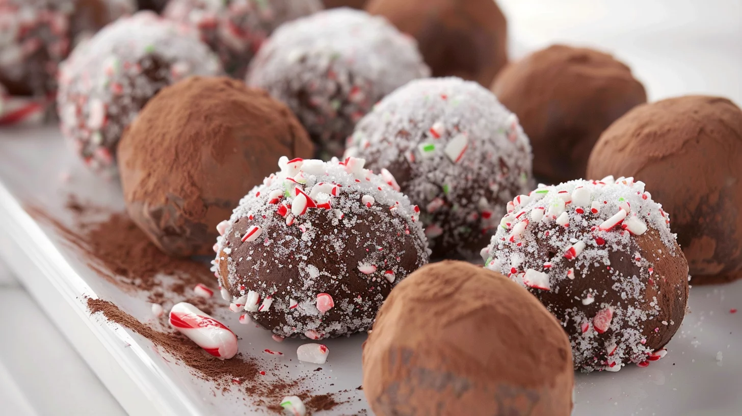 Peppermint Mocha Truffles