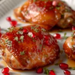 Pomegranate Glazed Chicken