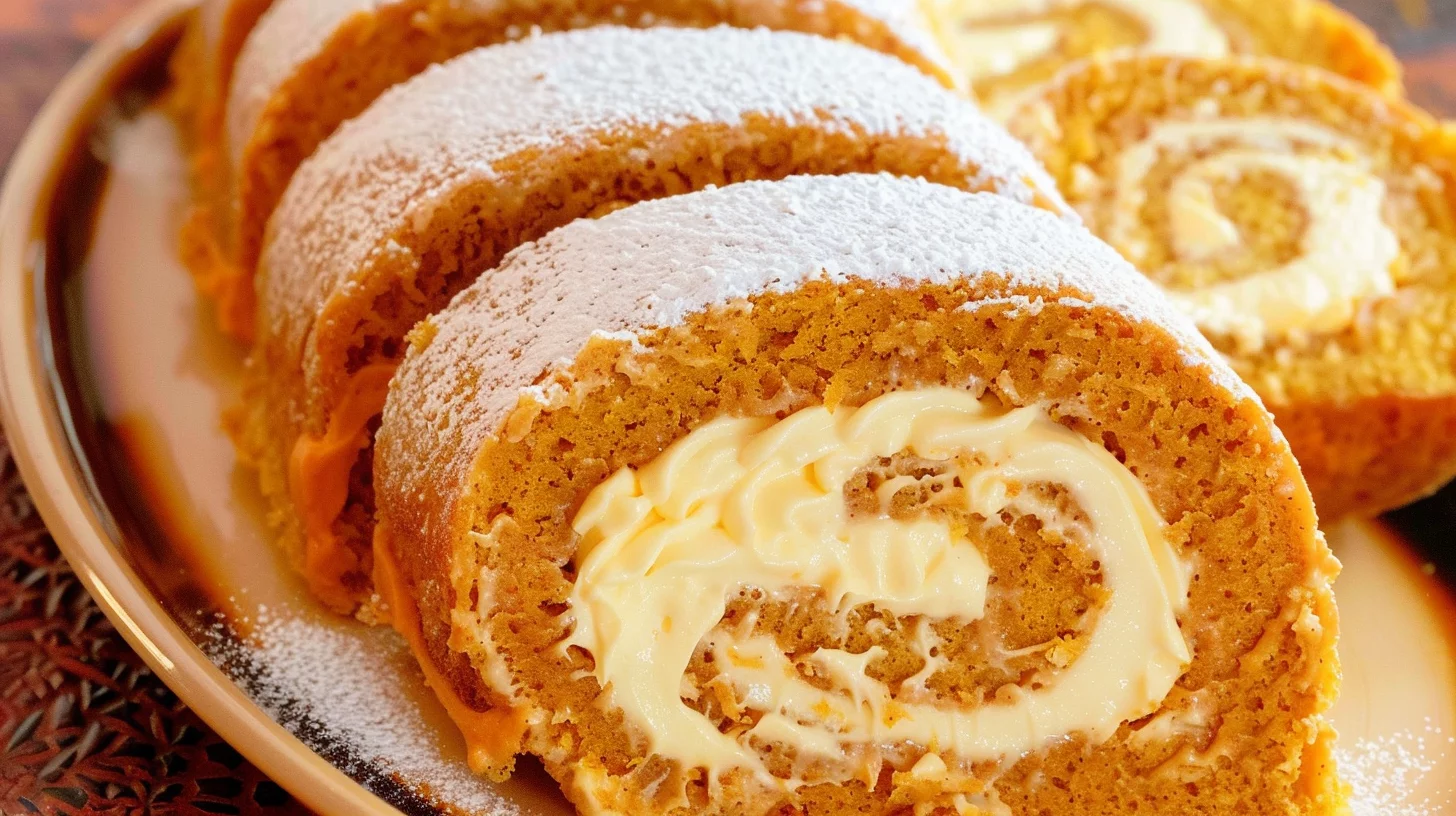 Pumpkin Cream Cheese Roll