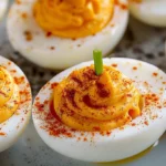 Pumpkin Deviled Eggs