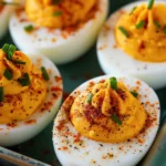 Pumpkin Deviled Eggs