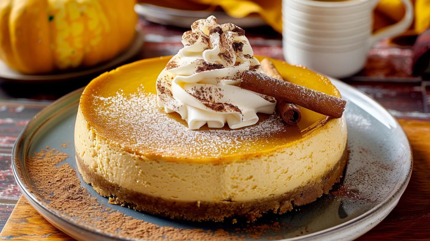Pumpkin Spice Latte Cheesecake