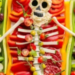 Skeleton Veggie Platter
