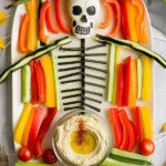 Skeleton Veggie Platter