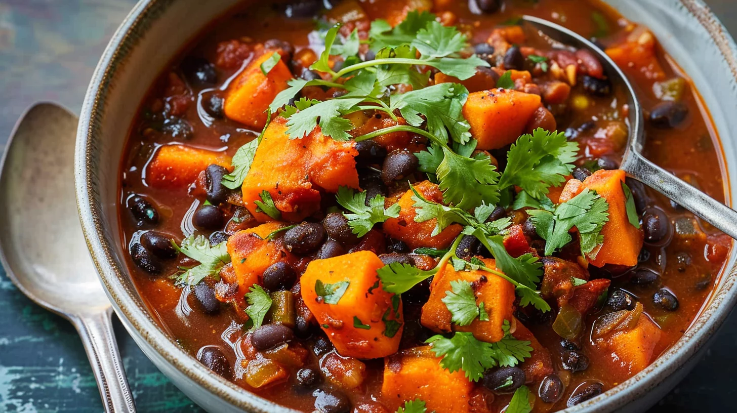Sweet Potato Black Bean Chili