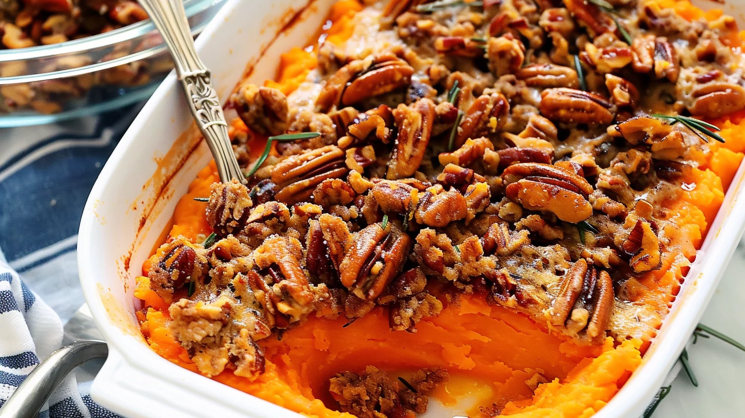 Sweet Potato Casserole With Pecans
