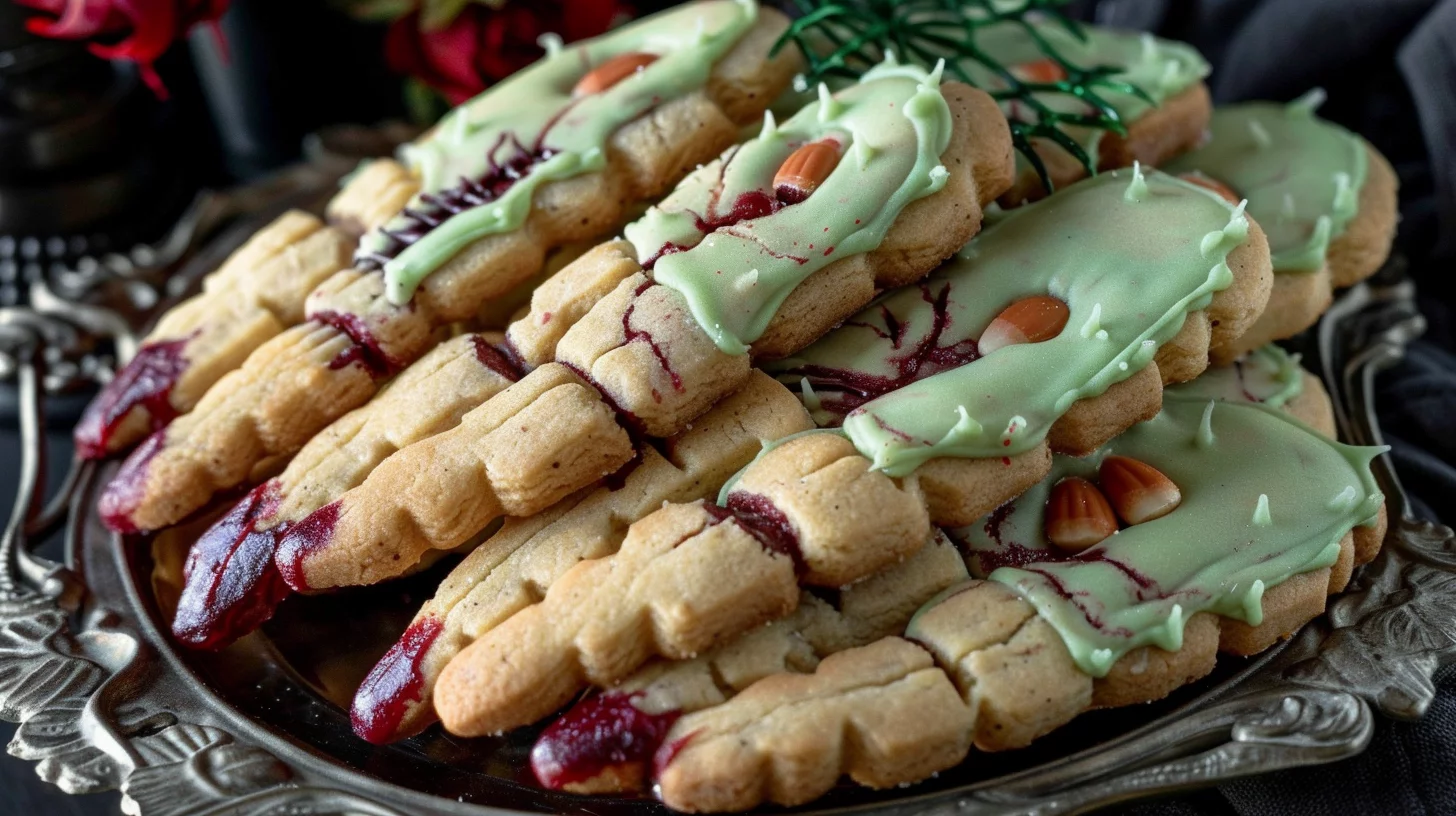 Zombie Finger Cookies