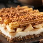 Apple Cinnamon Churro Cheesecake Bars