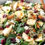 Apple Cranberry Quinoa Salad