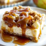 Caramel Apple Cheesecake Bars
