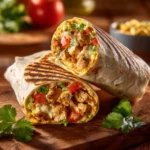Chipotle Ranch Grilled Chicken Burrito with fresh ingredients and bold flavors