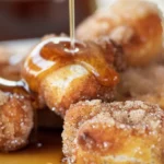 Cinnamon Sugar Pretzel Bites With Maple Dip